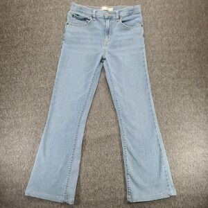 Levi's‎ 726 Flare Jeans, Light Wash, Stretch, Adjustable Waist, XL 14/16 Girls